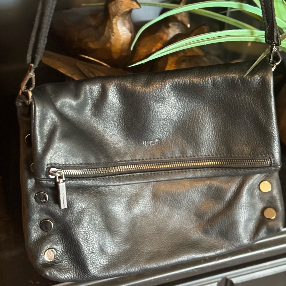 Hammitt Black Leather Shoulder Bag